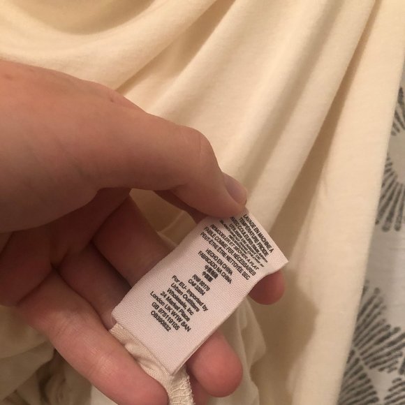 Free People flowy cream tank top - Picture 10 of 10